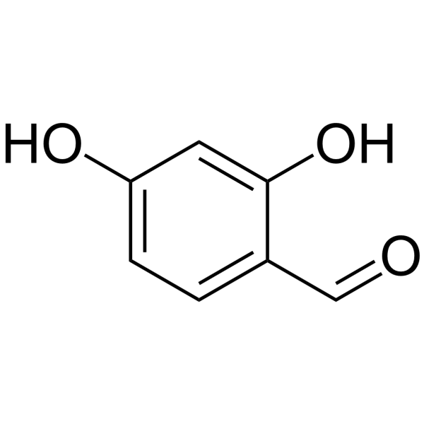 2,4-Dihydroxybenzaldehyde                                          (Synonyms: 2,4-二羟基苯甲醛)