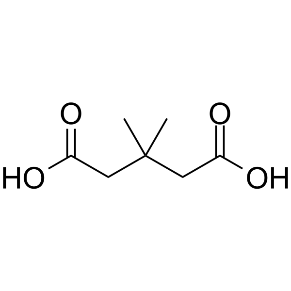 3,3-Dimethylglutaric acid                                          (Synonyms: 3,3-二甲基戊二酸)