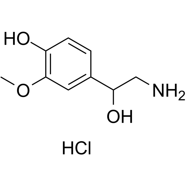 Normetanephrine hydrochloride                                          (Synonyms: (±)-Normetanephrine hydrochloride; DL-Normetanephrine hydrochloride; (Rac)-Normetanephrine hydrochloride)