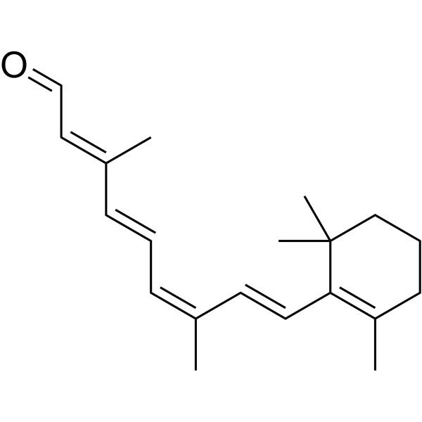 9-cis-Retinal                                          (Synonyms: 9-顺式视黄醛)