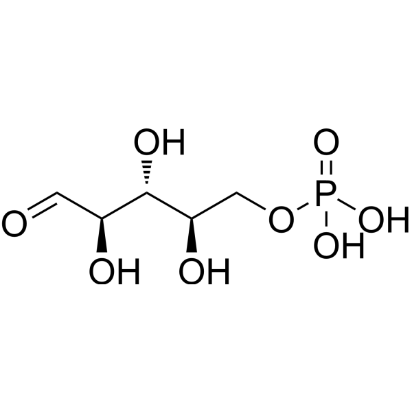 D-Ribose 5-phosphate                                          (Synonyms: D-核糖 5-磷酸)