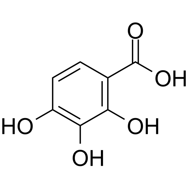 2,3,4-Trihydroxybenzoic acid                                          (Synonyms: 2,3,4-三羟基苯甲酸)