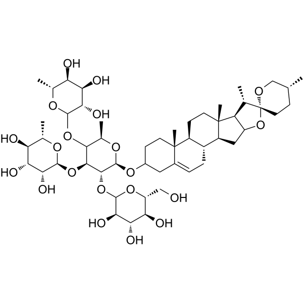 Polyphyllin F                                          (Synonyms: 重楼皂苷F)