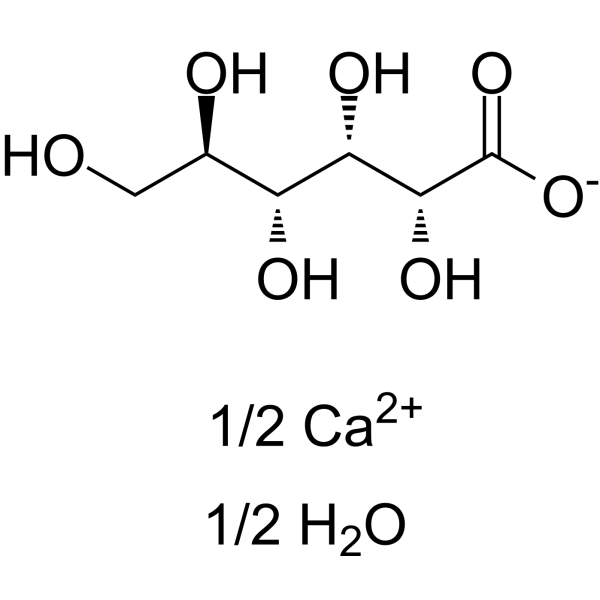 D-Gluconic acid calcium hydrate                                          (Synonyms: D-葡萄糖酸 钙盐)