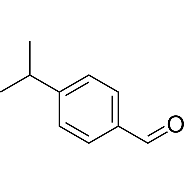 Cuminaldehyde                                          (Synonyms: 4-异丙基苯甲醛)