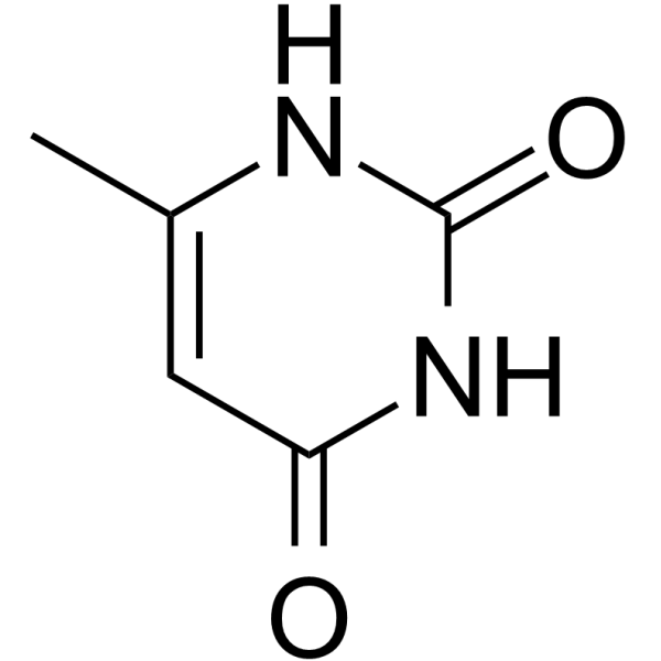 6-Methyluracil                                          (Synonyms: 6-甲基尿嘧啶; Pseudothymine)